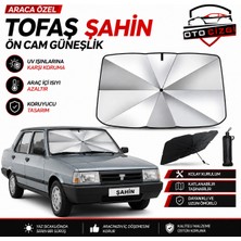 OtoÇizgi Fiat Tofaş Şemsiye Tip Ön Cam Güneşliği Katlanabilir Uv Korumalı Araç Cam Güneşlik