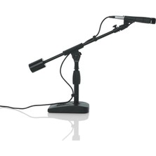 Gator Frameworks Telescoping Boom Mic Stand Desktop & Bass Drum | GFW-MIC-0822