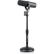 Gator Frameworks Round Base Desktop Mic Stand | GFW-MIC-0501