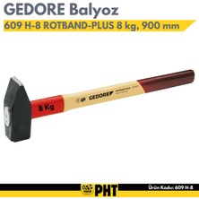 Gedore Balyoz 609 H-8 Rotband-Plus 8 Kg, 900 mm