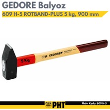 Gedore Balyoz 609 H-5 Rotband-Plus 5 Kg, 900 mm