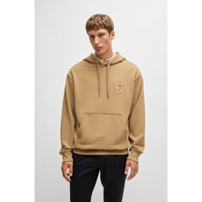 Boss Erkek Pamuklu Kapüşonlu Uzun Kollu Cepli 282 Sweatshirt 50518762-282