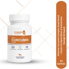 VITARMOR SUPPLEMENTS Vitarmor Curcumin Complex Small Breed – Küçük Irk Köpek Eklem & Antioksidan Desteği 30 Kapsül
