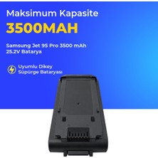 Ümit Maker Samsung Jet 95 Pro 3500 Mah 25.2V Batarya