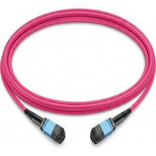 Nets Shop Nets Mpo Dişi - Dişi Fiber Patch Cord Cable 12 Core Om4 Tip A 15M - Dne-Mpo-Pf-Pf-Ta-Om4-15