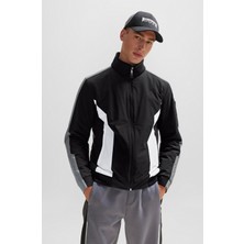 Boss Erkek Logolu Günlük Kullanım Terletmez Kumaş Siyah Ceket 50499481-001
