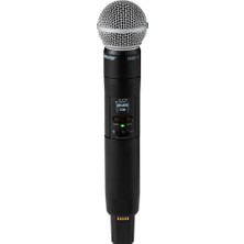 Shure SLXD2+/SM58=-G65 SM58 Mikrofonlu Kablosuz El Tipi Verici