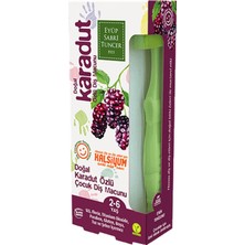 Eyüp Sabri Tuncer Doğal Karadut Özlü Çocuk Diş Macunu 60 ml + Diş Fırçası (5'li Paket)