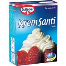 Dr. Oetker Dr.oetker Sade Krem Şanti 4 x 72 G (5'li Paket)