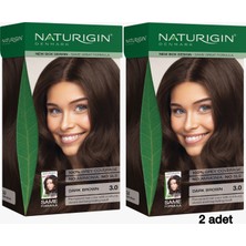 Naturigin Doğal Saç Boyası Koyu Kahve 3.0 ( 2 Adet )