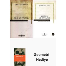 İş Bankası Kültür Yayınları Jane Austen 2 Kitap Seti + Geometri Hediye