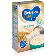 Bebelac Gold Sütlü Pirinçli Bebek Maması 6-36 Ay 250 G (4'li Paket)