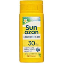 Sun Ozon Sunozon Hassas Ciltler Içi Güneş Sütü Spf 30 Seyahat Boy 50 ml (8'li Paket)