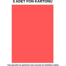 Dağtaş Kırtasiye Fon Kartonu Kırmızı 5 Adet 50X70