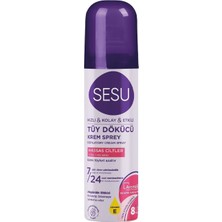 Sesu Tüy Dökücü Köpük Hassas Ciltler 150 ml (4'li Paket)