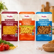 Yayla Glutensiz Vegan Diyet Makarna 3X400 gr 3 Lü Karma Paket