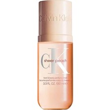 Calvin Klein Sheer Peach Hair & Body Mist 100 ml Unisex Vücut Spreyi