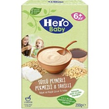 Hero Baby Sütlü 8 Tahıllı Peynirli Pekmezli Ek Gıda 6+ Ay 200 G (8'li Paket)