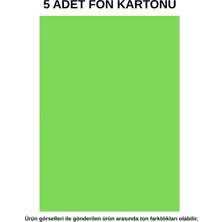 Dağtaş Kırtasiye Fon Kartonu Açık Yeşil 5 Adet 50X70