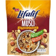 Eti Lifalif Yer Fıstıklı & Hurmalı Müsli 350 G (6'li Paket)