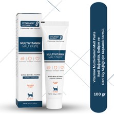 VITARMOR SUPPLEMENTS Vitarmor Multivitamin Malt Paste | Kedi Bağışıklık, Gelişim ve Deri-Tüy Sağlığı Için Kapsamlı Formül