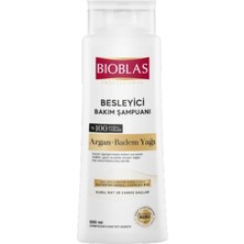 Bioblas Argan + Badem Yağı Besleyici Bakım Şampuanı 500 ml (5'li Paket)