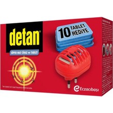 Detan Süper Mat Cihaz + Tablet 10'lu (6'li Paket)