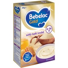 Bebelac Gold Sütlü Ballı Irmikli 6-36 Ay 250 G (7'li Paket)