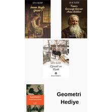 Remzi Kitabevi Lev Nikolayeviç Tolstoy 3 Kitap Seti + Geometri Hediye