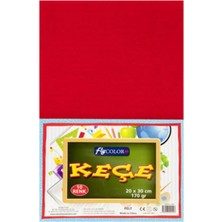Fly Color Renkli Keçe 20X30 cm 10 Adet (8'li Paket)