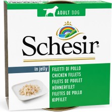 Schesir Tavuklu Jöle Içinde Konserve Köpek Maması 150GR