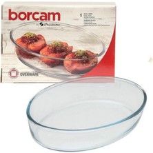 Paşabahçe Borcam Oval Tepsi (8'li Paket)