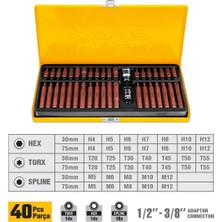 İbtaş SGS3875 - Otomotiv Bits Uç Seti 40 Parça 30-75MM
