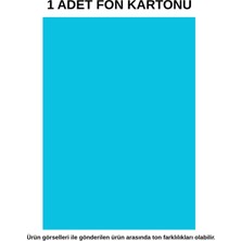 Dağtaş Kırtasiye Fon Kartonu Mavi 1 Adet 50X70