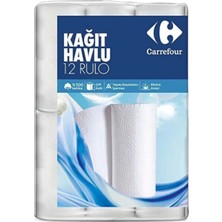 CarrefourSA Carrefour Çift Katlı Kağıt Havlu 12'li (5'li Paket)