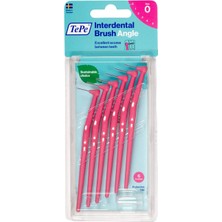 Tepe Arayüz Fırçası Angle Saplı 0.4 mm Pembe 6'lı (8'li Paket)