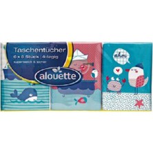 Alouette Kağıt Mendil Çocuklar Için. 4 Katlı 8x6'lı (8'li Paket)