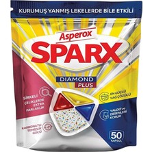 Asperox Sparx Diamond Plus Bulaşık Makinesi Kapsül 50'li (8'li Paket)