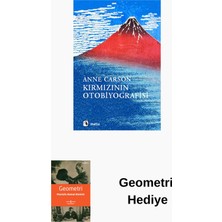 Metis Yayınları Kırmızının Otobiyografisi + Geometri Hediye