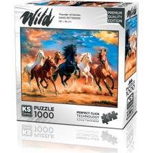 Ks Games Thunder Of Horses 1000 Parça Puzzle