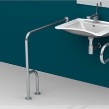 Vivus Paslanmaz 32 Çap Yerden Duvara Sağ-Sol Dönerli Tutunma Barı