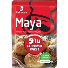 Pakmaya Instant Maya 9'lu 90 G (7'li Paket)
