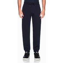 Armani Exchange Erkek Normal Kalıp Beli ve Paçası Lastikli Pamuklu Lacivert Pantolon XM000373 AF10818-UB101