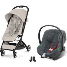 Cybex Orfeo Travel Sistem | Black Dune Grey & Aton Steel Grey