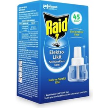Raid Sinek Kovucu Elektrolikit 45 Gece Yedek 27.4 ml (3'li Paket)