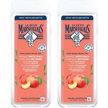 Le Petit Marseillais Beyaz Şeftali ve Nektarin Duş Jeli 2 x 400 ml (8'li Paket)