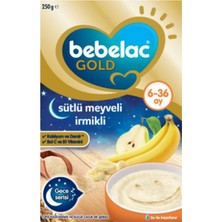 Bebelac Gold Sütlü Meyveli Irmikli Bebek Maması 250 G (7'li Paket)
