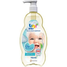 Uni Baby Saç ve Vücut Şampuanı 700 ml (6'li Paket)