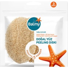 Balmy Doğal Kabak Yüz Peeling Diski 3'lü (8'li Paket)