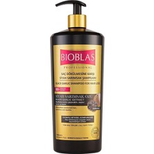 Bioblas Saç Dökülmesine Karşı Siyah Sarımsak Şampuan 1000 ml (5'li Paket)